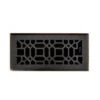 Oriental 4 In. X 10 In. Steel Floor Register In Oil Rubbed Bronze
