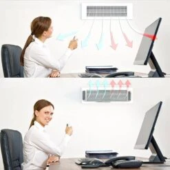 Adjustable Magnetic Heat And Air Deflector For Vents, Sidewall And Ceiling Registers (1-Pack) -Fire Place Store clear home intuition registers grilles hd08652 44 1000