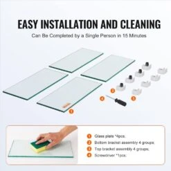 Glass Wind Guard For Rectangular Fire Pit Table 29 X 13 X 6.5 In.x 0.31 In. Thick And Sturdy Tempered Glass Panel Guard -Fire Place Store clear vevor fire pit covers and accessories fxffbb29136inr6lqv0 1f 1000