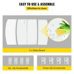 Fire Pit Wind Guard 22.8 X 22.8 X 6 In. Clear Tempered Glass Flame Guard 0.25 In. Thick Round Glass Shield For Outdoor -Fire Place Store clear vevor fire pit covers and accessories yxblffbyc23673qvjv0 fa 1000