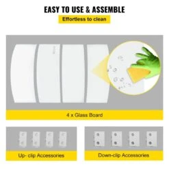 26 In. X 26 In. X 6 In. Round Glass Shield 0.25 In.Thickness Glass Flame Guard For Propane Fire Pit Wind Guard -Fire Place Store clear vevor fire pit covers and accessories yxblffbyc266h8tv8v0 fa 1000