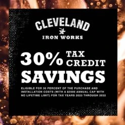 Heats Up To 2,000 Sq. Ft. Ontario Wood Stove - Black -Fire Place Store cleveland iron works wood stoves f500105 c3 1000