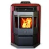 HP22 Pellet Stove 2800 Sq Ft EPA Certified In Burgundy