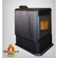 HP61-BLACK Pellet Stove 3,000 Sq. Ft. EPA Certified With Programmable Thermostat -Fire Place Store comfortbilt pellet stoves hp61 black 40 1000