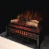 23 In. Infrared Electric Fireplace Log Set Heater With Adjustable LED Flames And Remote, Crackling Sound