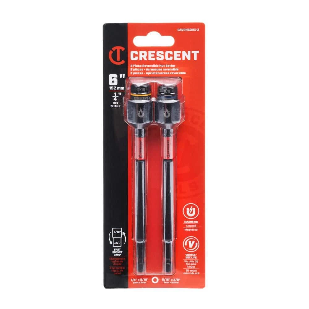 Crescent 6 In. Reversible Nut Setter Set (2-Piece) 7 Crescent 6 In. Reversible Nut Setter Set (2-Piece) - Image 7