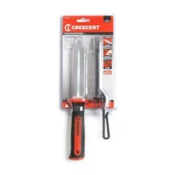 Crescent 14 In. Duct Knife With Carrying Sheath -Fire Place Store crescent hvac tools ctdknife 1d 1000