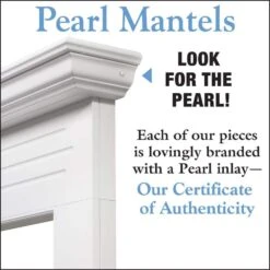 48 In. X 40 In. Crisp White Full Surround Interior Opening Fireplace Mantel -Fire Place Store crisp white fireplace surrounds rps48510d 1f 1000