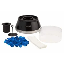 Outdoor 7.25 In. H Petite Tabletop Fire Bowl With Glass Stones -Fire Place Store cuisinart outdoors outdoor fireplaces coh 700 77 1000