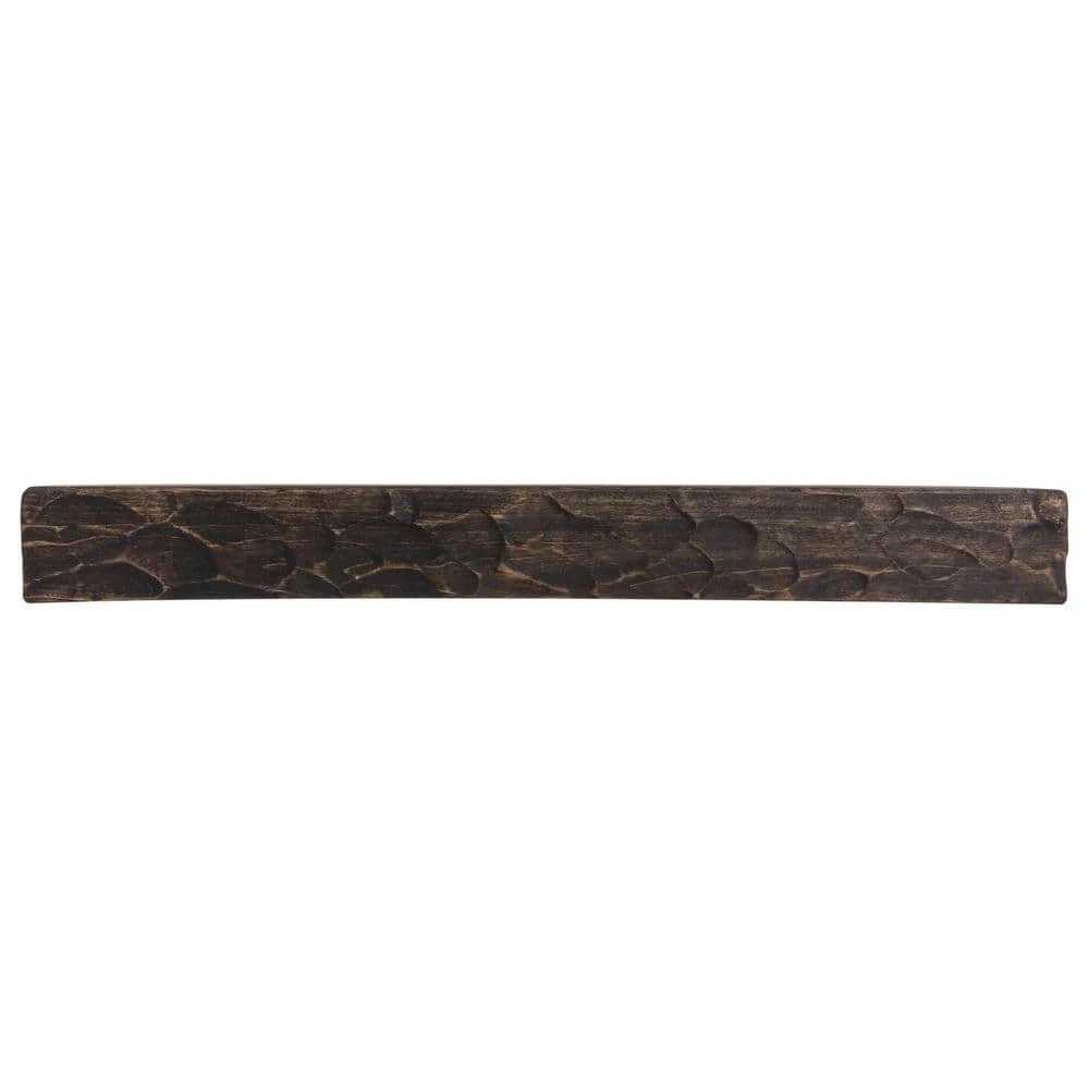 Rough Hewn 72 In. X 5.5 In. Dark Chocolate Mantel 1 Rough Hewn 72 In. X 5.5 In. Dark Chocolate Mantel