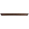 60 In. Dark Chocolate Shaker Mantel Shelf