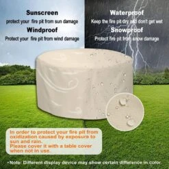 30 In. Round Propane Fire Pit Table 50,000 BTU Gray Outdoor Fire Table With Lid, Rocks And Cover-Backyard Fire Pits -Fire Place Store dark gray evita gas fire pits ft061 76 1000