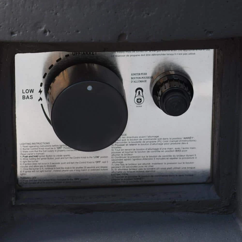 Aidan 39 In. X 11.5 In. Circular Outdoor Patio Gas Fire Pit Table With Tank Holder 8 Aidan 39 In. X 11.5 In. Circular Outdoor Patio Gas Fire Pit Table With Tank Holder - Image 8