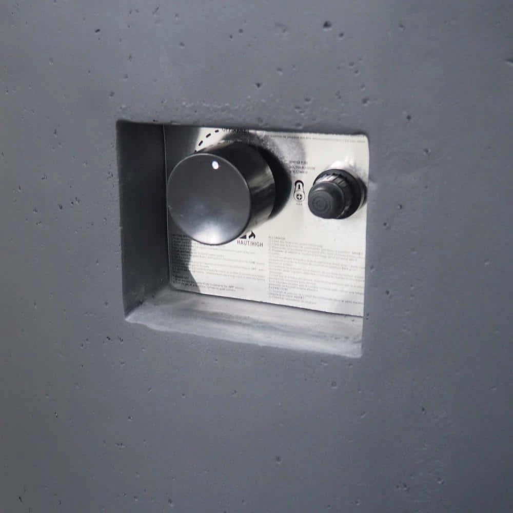 31.1 In. W X 24.5 In. H Round Metal Propane Burning Outdoor Fire Pit In Dark Grey 5 31.1 In. W X 24.5 In. H Round Metal Propane Burning Outdoor Fire Pit In Dark Grey - Image 5