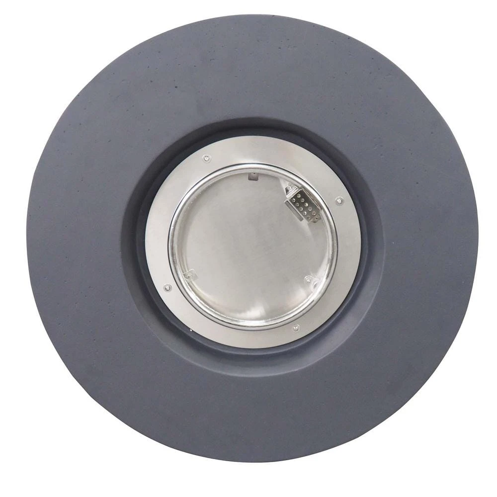 31.1 In. W X 24.5 In. H Round Metal Propane Burning Outdoor Fire Pit In Dark Grey 6 31.1 In. W X 24.5 In. H Round Metal Propane Burning Outdoor Fire Pit In Dark Grey - Image 6