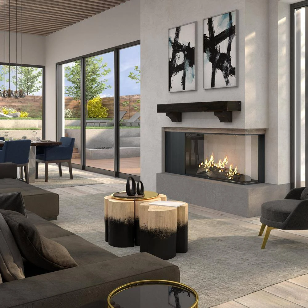 5 Ft. Dark Roast Distressed Cap-Shelf Mantel 7 5 Ft. Dark Roast Distressed Cap-Shelf Mantel - Image 7