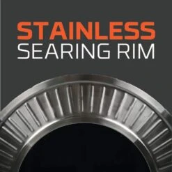 2-In-1 34 In. X 16 In. Round Steel Wood Burning Fire Pit And Grill With 360° Tabletop Griddle In Denali Black -Fire Place Store denali black hotshot wood burning fire pits 52561 77 1000