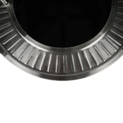 2-In-1 34 In. X 16 In. Round Steel Wood Burning Fire Pit And Grill With 360° Tabletop Griddle In Denali Black -Fire Place Store denali black hotshot wood burning fire pits 52561 c3 1000