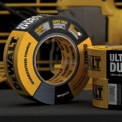 DeWALT 1.88 In. X 30 Yds. Ultra-Tough Black Duct Tape (1-Pack) -Fire Place Store dewalt duct tape 99233 4f 1000