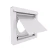 4 In. Powder Coated Steel White Dryer Vent