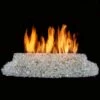 28 In. 55,000 BTU Direct Vented Natural Gas Fire Log Glass Burner Kit