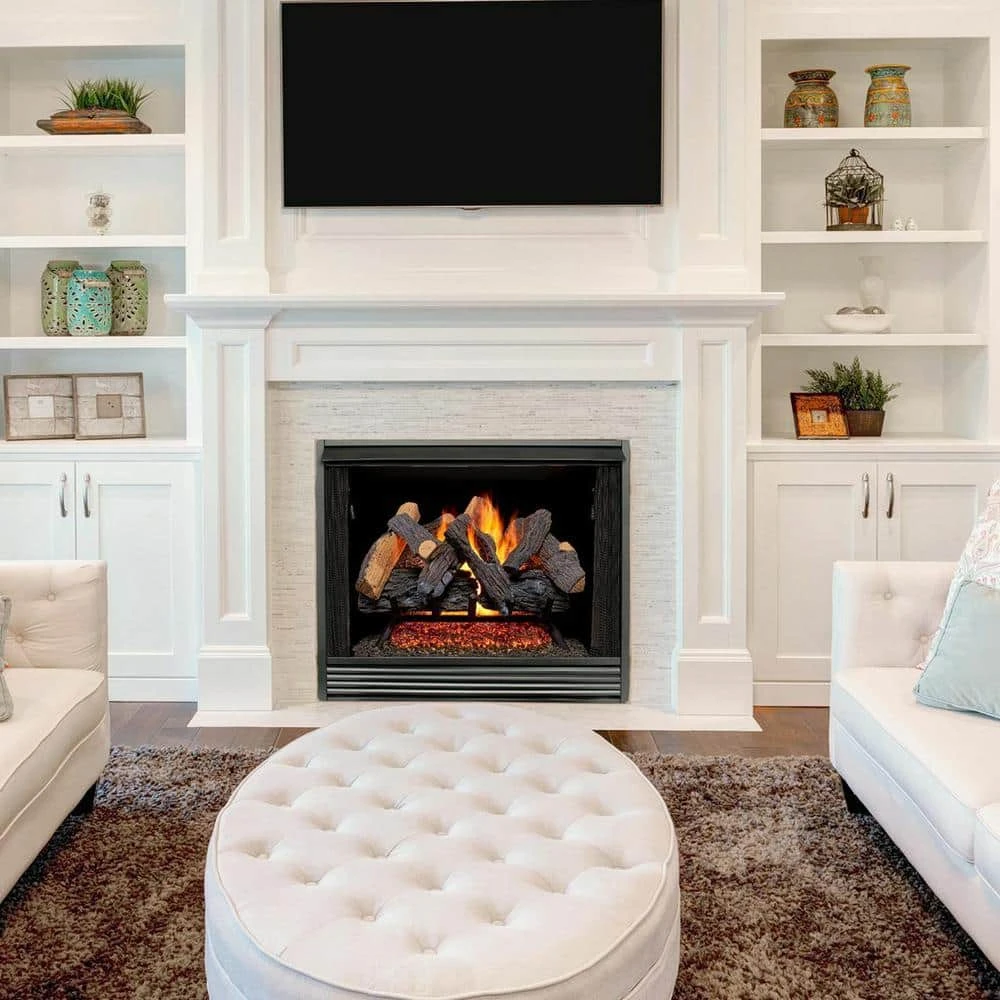 Vented Natural Gas Fireplace Log Set - 24 In., 55,000 BTU, Heartland Oak 6 Vented Natural Gas Fireplace Log Set - 24 In., 55,000 BTU, Heartland Oak - Image 6