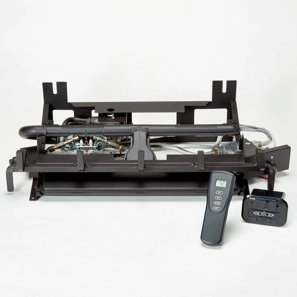 Ventless Dual Fuel Gas Log Set - 24 In. Berkshire Stacked Oak - Remote Control 6 Ventless Dual Fuel Gas Log Set - 24 In. Berkshire Stacked Oak - Remote Control - Image 6