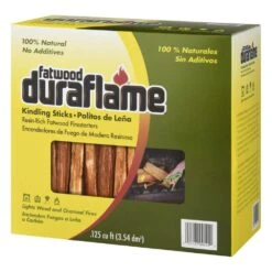 5 Lb. (125 Cu.ft.) Fatwood Natural Firestarters -Fire Place Store duraflame firewood 04549 40 1000