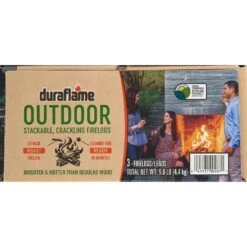3.2 Lbs. Outdoor Firelogs (6-Pack) -Fire Place Store duraflame firewood 06287 1f 1000
