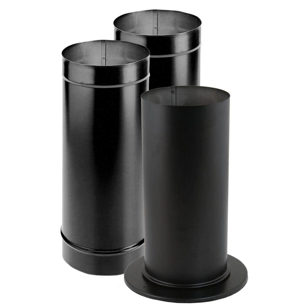DuraBlack Stove Pipe 6in. Diameter Stovepipe Kit 1 DuraBlack Stove Pipe 6in. Diameter Stovepipe Kit