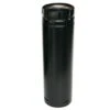3 In. X 12 In. STAINLESS BLACK STRAIGHT Chimney Pipe