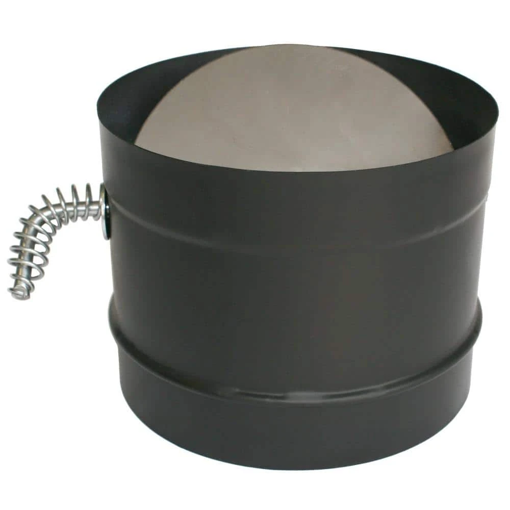 DuraBlack Stove Pipe 6in. Diameter Damper Section 1 DuraBlack Stove Pipe 6in. Diameter Damper Section