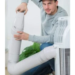 5.9 In. X 6.56 Ft. Insulated Flexible Duct, Exhaust Hose For Portable Air Conditioner, Exhaust Hose For Air Cooler -Fire Place Store edendirect flexible ductwork ac 2mhose ac fa 1000