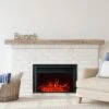 28 In. Direct Vent Electric Fireplace Insert With Infrared Remote