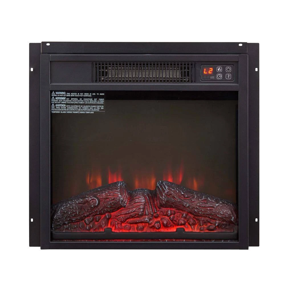 18 In. Electric Fireplace Insert With Built-In Overheating Protection And 3 Flame Intensities Adjustable 4 18 In. Electric Fireplace Insert With Built-In Overheating Protection And 3 Flame Intensities Adjustable - Image 4