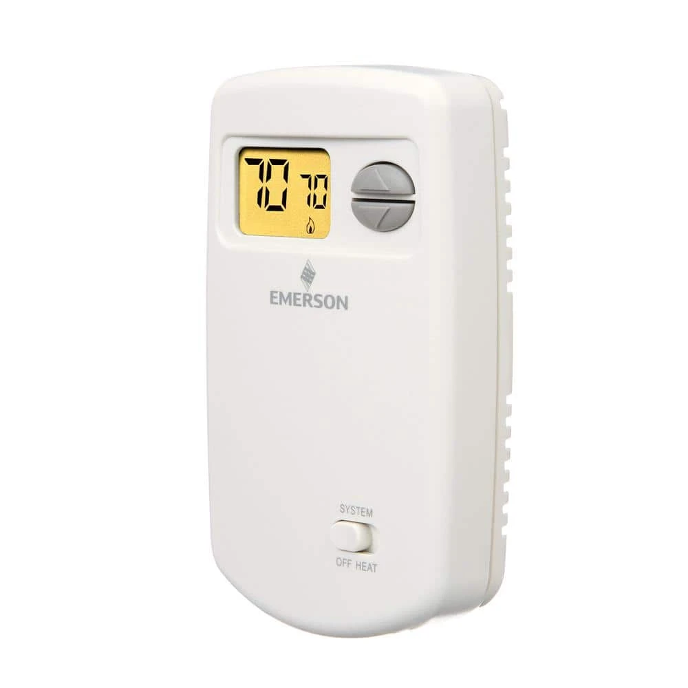 Emerson 70 Series Classic, Non-Programmable, Heat Only (1H/0C) Vertical Thermostat 2 Emerson 70 Series Classic, Non-Programmable, Heat Only (1H/0C) Vertical Thermostat - Image 2