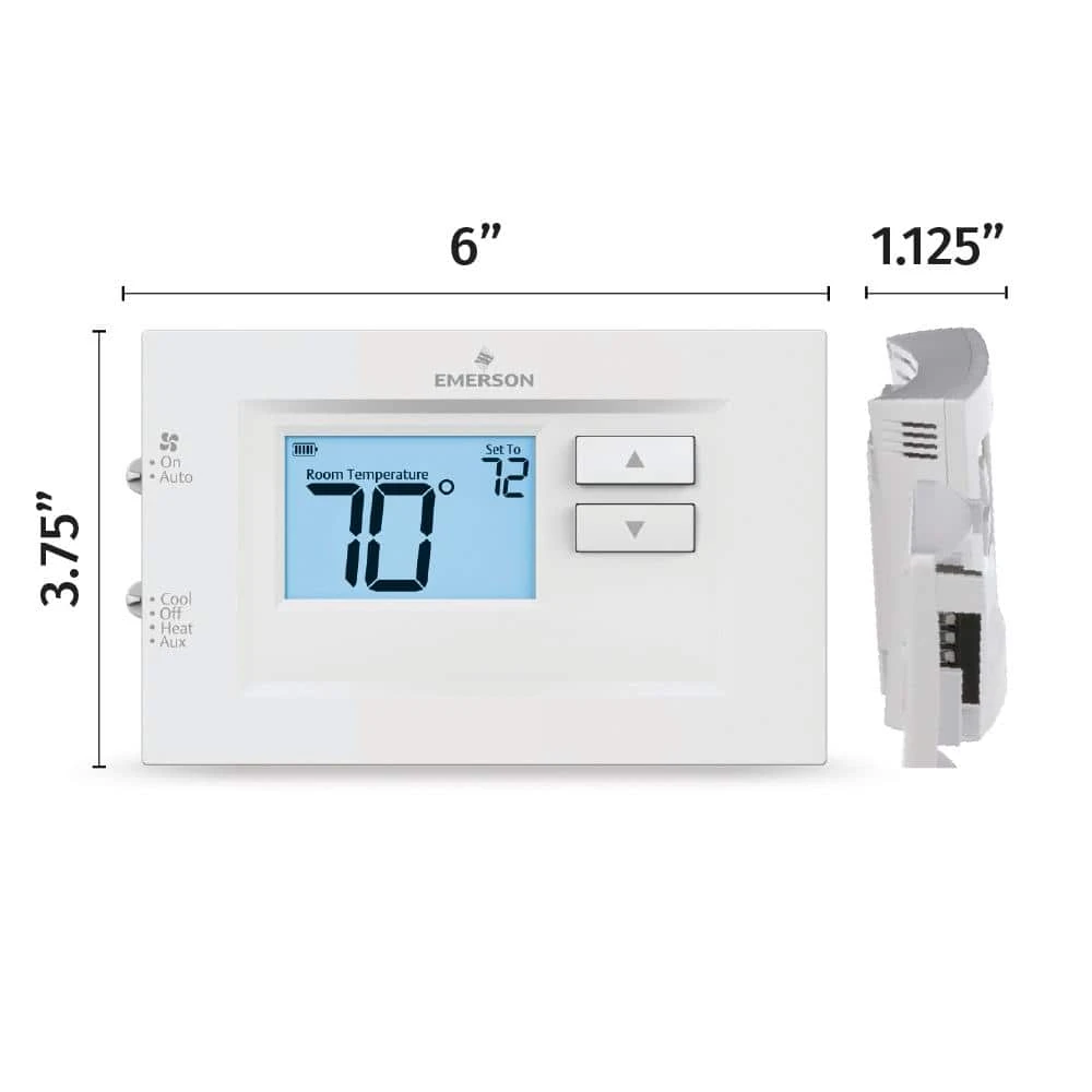 Emerson 70 Series, Non-Programmable, Heat Pump (2H/1C) Thermostat 3 Emerson 70 Series, Non-Programmable, Heat Pump (2H/1C) Thermostat - Image 3