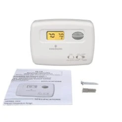 Emerson 70 Series Classic, Non-Programmable, Heat Pump (2H/1C) Thermostat 8 Emerson 70 Series Classic, Non-Programmable, Heat Pump (2H/1C) Thermostat -Fire Place Store emerson non programmable thermostats 1f79 111 4f 1000