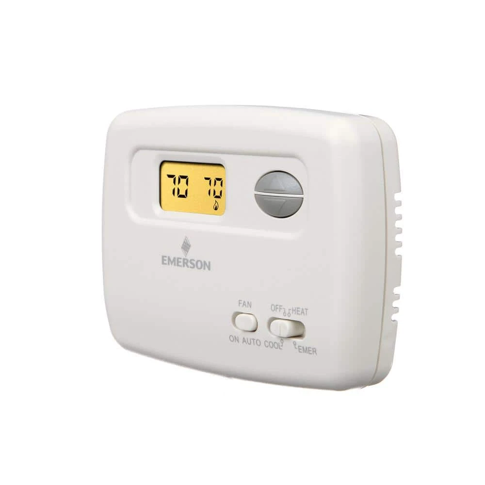 Emerson 70 Series Classic, Non-Programmable, Heat Pump (2H/1C) Thermostat 2 Emerson 70 Series Classic, Non-Programmable, Heat Pump (2H/1C) Thermostat - Image 2