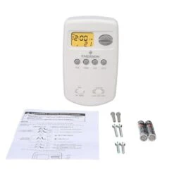 Emerson 70 Series Classic, 5 + 2 Day Programmable, Single Stage (1H/1C) Vertical Thermostat -Fire Place Store emerson programmable thermostats 1e78 151 4f 1000