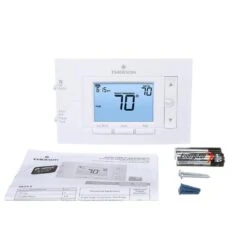 Emerson 80 Series, 7 Day Programmable, Heat Pump (2H/1C) Thermostat -Fire Place Store emerson programmable thermostats 1f83h 21pr 4f 1000