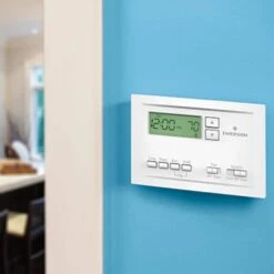 Emerson P210, 5+1+1 Programmable, Single Stage (1H/1C) Thermostat -Fire Place Store emerson programmable thermostats p210 31 1000