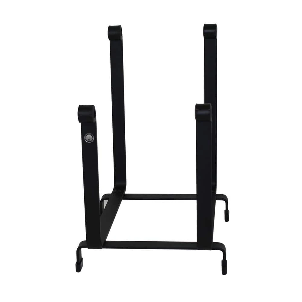 Handcrafted Indoor/Outdoor Hearth Firewood Rack Black 4 Handcrafted Indoor/Outdoor Hearth Firewood Rack Black - Image 4