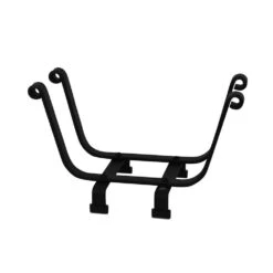 Handcrafted Premier Indoor/Outdoor Basket Firewood Rack Black -Fire Place Store enclume firewood racks lr9 bkt 1f 1000