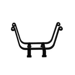 Handcrafted Premier Indoor/Outdoor Basket Firewood Rack Black -Fire Place Store enclume firewood racks lr9 bkt 4f 1000