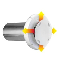 4 In. Spring Loaded Exhaust Hood In White -Fire Place Store everbilt flexible ductwork bpsh4whd a0 1000