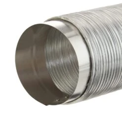 4 In. X 6 Ft. Semi-Rigid Duct With Collars -Fire Place Store everbilt flexible ductwork ever007 40 1000