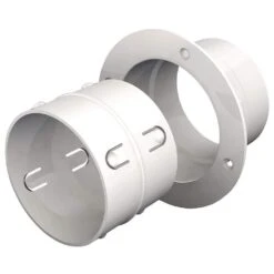 4 In. X 4.5 In. Plastic Dryer Duct Connector 14 4 In. X 4.5 In. Plastic Dryer Duct Connector -Fire Place Store everbilt flexible ductwork ezdockrhd 66 1000