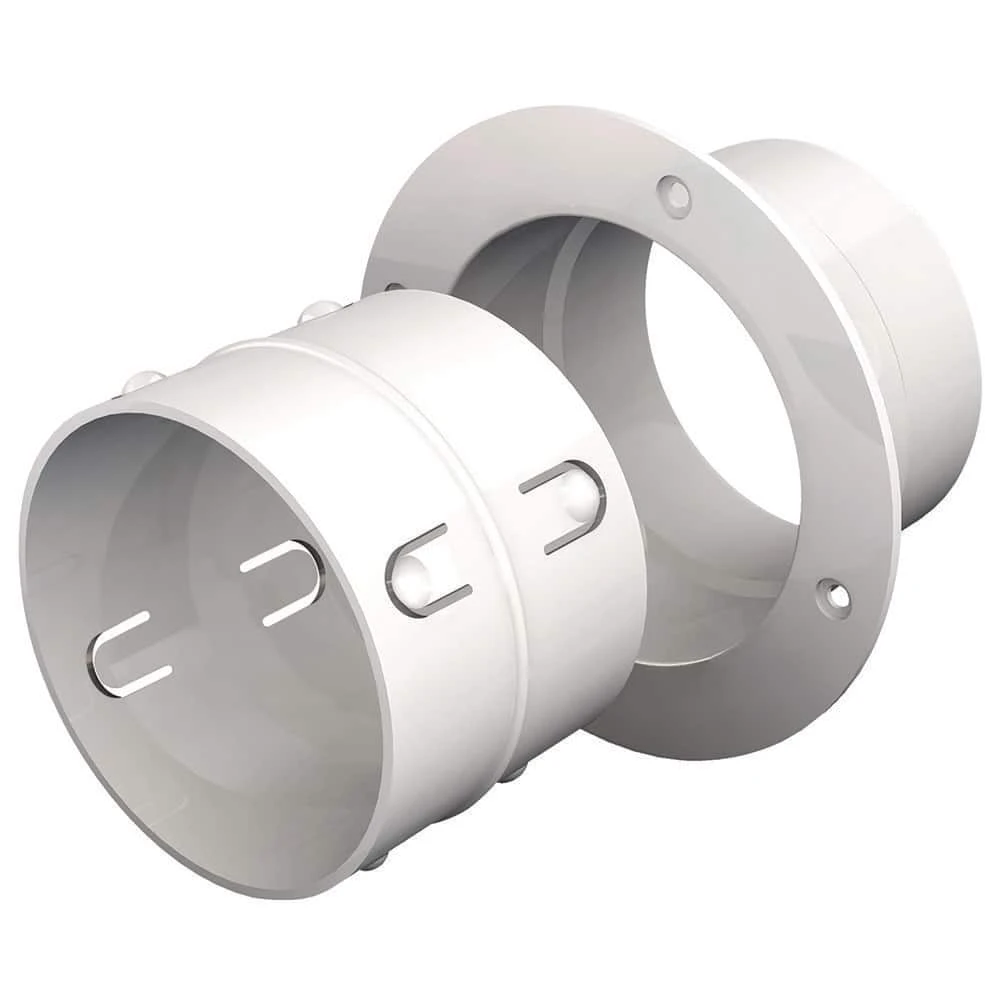 4 In. X 4.5 In. Plastic Dryer Duct Connector 6 4 In. X 4.5 In. Plastic Dryer Duct Connector - Image 6