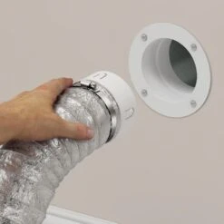 4 In. X 4.5 In. Plastic Dryer Duct Connector 12 4 In. X 4.5 In. Plastic Dryer Duct Connector -Fire Place Store everbilt flexible ductwork ezdockrhd a0 1000